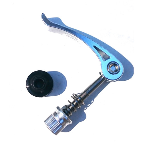 Plastic spacer/seat removed showing parts to QR9910.