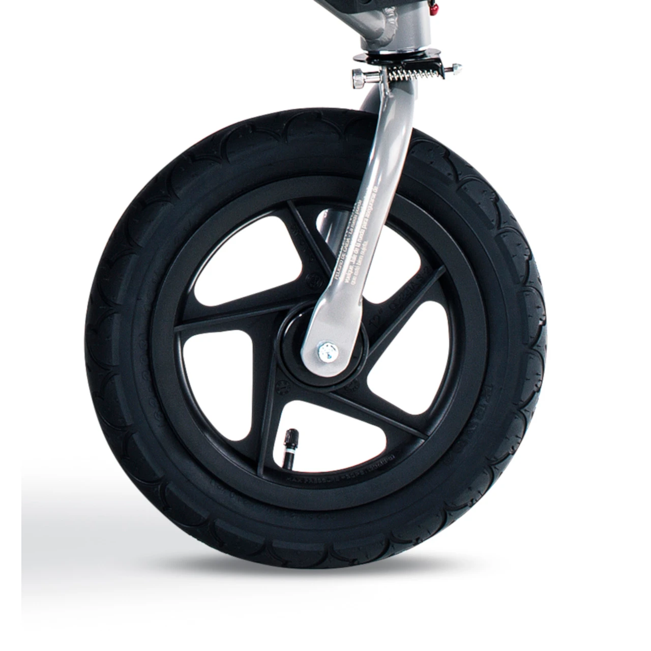 Rambler Front Wheel with Tire & Tube Installed (stroller fork not included but shown for display only)